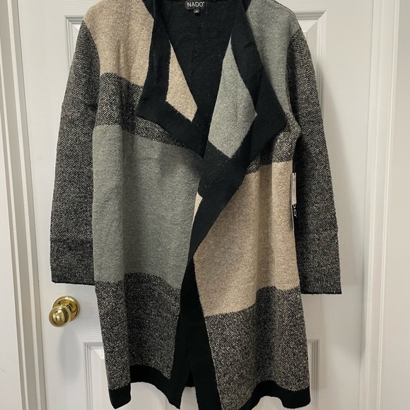 NADO Blocked Cardigan style 1196 - Picture 2 of 4